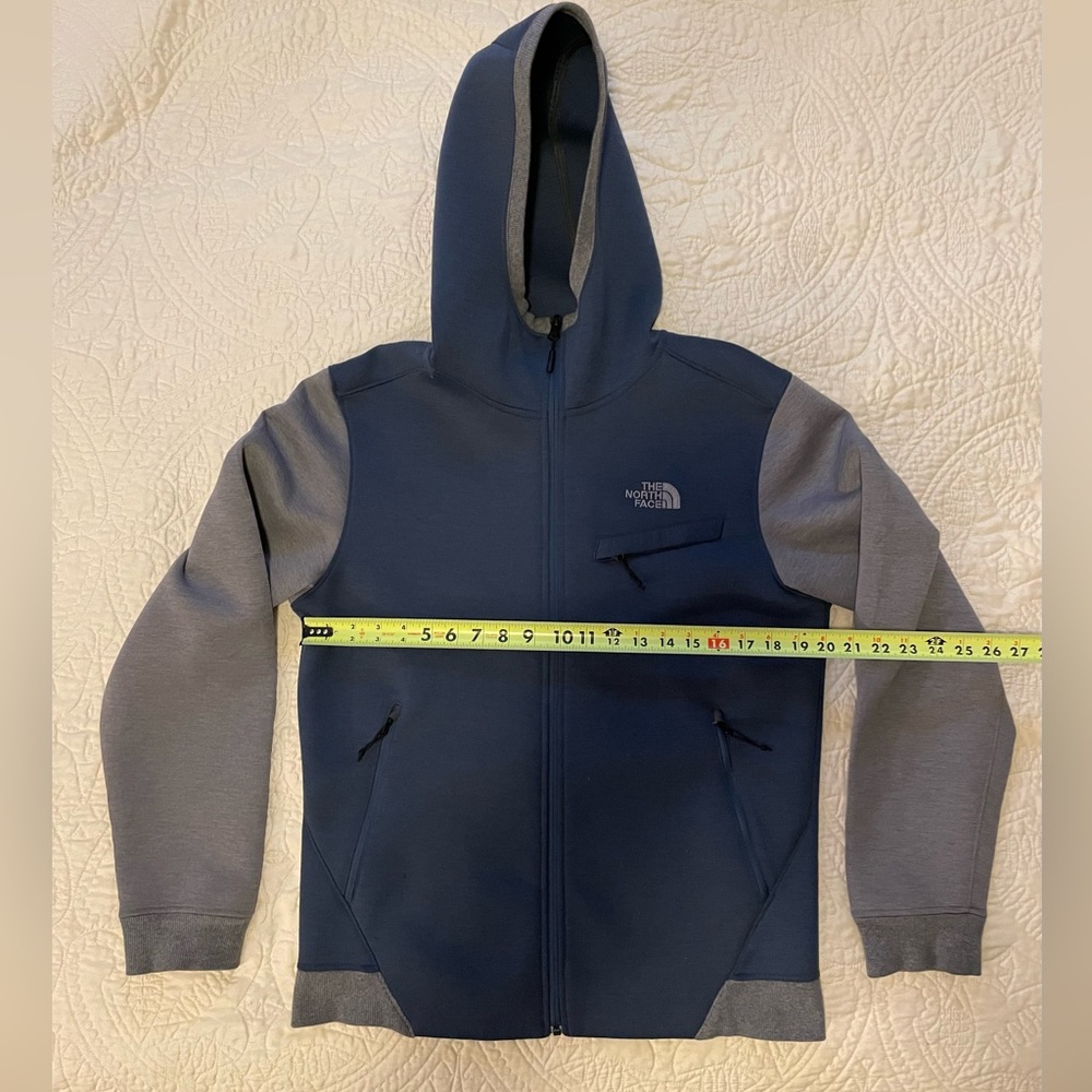 The North Face Blue and Grey Hoodie